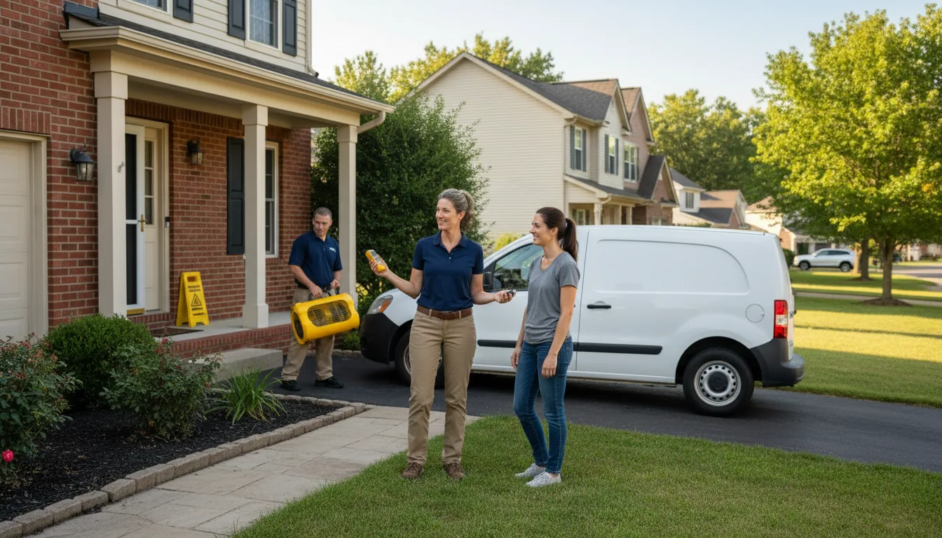 Water restoration image for Fire And Smoke Damage Restoration in Pitsburg, OH